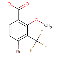 CAS:2383654-59-7 | PC57436 | 4-Bromo-2-methoxy-3-(trifluoromethyl)benzoic acid