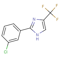 CAS:33469-14-6 | PC5744 | 2-(3-Chlorophenyl)-4-(trifluoromethyl)-1H-imidazole