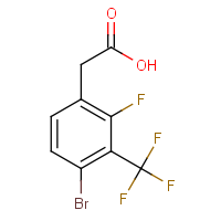 CAS:2386484-34-8 | PC57461 | 2-[4-Bromo-2-fluoro-3-(trifluoromethyl)phenyl]acetic acid