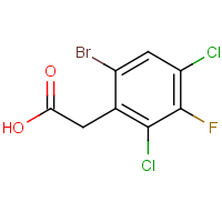 CAS: | PC57510 | 2-(6-Bromo-2,4-dichloro-3-fluorophenyl)acetic acid