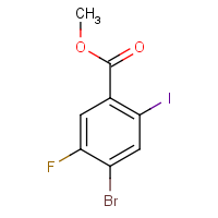 CAS: 1864354-56-2 | PC57522 | Methyl 4-bromo-5-fluoro-2-iodobenzoate