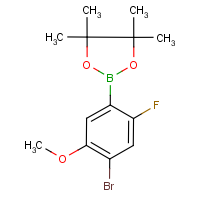 CAS: 1150271-71-8 | PC5753 | 4-Bromo-2-fluoro-5-methoxybenzeneboronic acid, pinacol ester