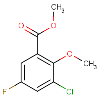CAS: 2105066-17-7 | PC57532 | Methyl 3-chloro-5-fluoro-2-methoxybenzoate