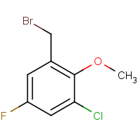 CAS: 2091658-17-0 | PC57536 | 3-Chloro-5-fluoro-2-methoxybenzyl bromide