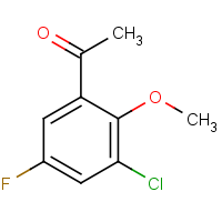 CAS:1891239-60-3 | PC57539 | 3?-Chloro-5?-fluoro-2?-methoxyacetophenone