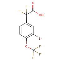 CAS: 1133116-05-8 | PC5754 | [3-Bromo-4-(trifluoromethoxy)phenyl](difluoro)acetic acid