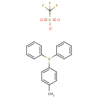 CAS: 81416-37-7 | PC5762 | Diphenyl(4-methylphenyl)sulphonium triflate