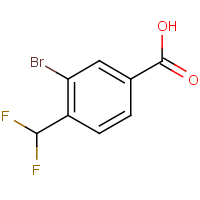 CAS: 1131615-04-7 | PC57723 | 3-Bromo-4-(difluoromethyl)benzoic acid