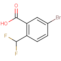 CAS:1630983-04-8 | PC57726 | 5-Bromo-2-(difluoromethyl)benzoic acid