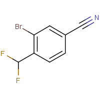 CAS: 1261476-24-7 | PC57759 | 3-Bromo-4-(difluoromethyl)benzonitrile