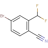 CAS: 1261760-22-8 | PC57763 | 4-Bromo-2-(difluoromethyl)benzonitrile