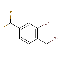 CAS: 1261448-01-4 | PC57766 | 2-Bromo-4-(difluoromethyl)benzyl bromide