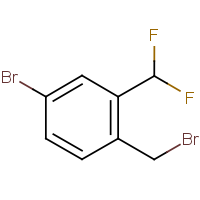 CAS: 1261448-03-6 | PC57772 | 4-Bromo-2-(difluoromethyl)benzyl bromide
