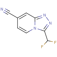 CAS:1602888-78-7 | PC58045 | 3-(Difluoromethyl)-[1,2,4]triazolo[4,3-a]pyridine-7-carbonitrile