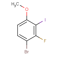 CAS:1628450-73-6 | PC58057 | 4-Bromo-3-fluoro-2-iodoanisole