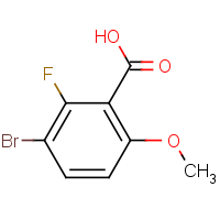 CAS: 1449008-25-6 | PC58063 | 3-Bromo-2-fluoro-6-methoxybenzoic acid