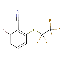CAS: 1159512-55-6 | PC5903 | 2-Bromo-6-(pentafluoroethylthio)benzonitrile