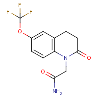CAS:1159511-95-1 | PC6014 | 2-[3,4-Dihydro-2-oxo-6-(trifluoromethoxy)quinolin-1(2H)-yl]acetamide