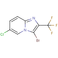 CAS:1160474-82-7 | PC6019 | 3-Bromo-6-chloro-2-(trifluoromethyl)imidazo[1,2-a]pyridine
