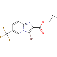 CAS:1160474-86-1 | PC6154 | Ethyl 3-bromo-6-(trifluoromethyl)imidazo[1,2-a]pyridine-2-carboxylate