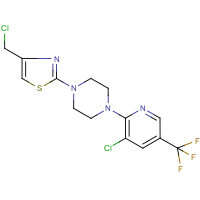 CAS:303150-21-2 | PC6316 | 1-[4-(Chloromethyl)-1,3-thiazol-2-yl]-4-[3-chloro-5-(trifluoromethyl)pyrid-2-yl]piperazine