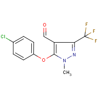 CAS:321848-47-9 | PC6326 | 5-(4-Chlorophenoxy)-1-methyl-3-(trifluoromethyl)-1H-pyrazole-4-carboxaldehyde