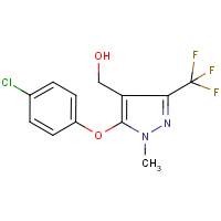 CAS:318239-67-7 | PC6332 | [5-(4-Chlorophenoxy)-1-methyl-3-(trifluoromethyl)-1H-pyrazol-4-yl]methanol