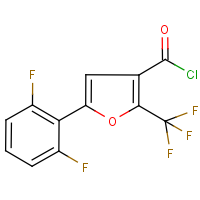 CAS:242812-03-9 | PC6443 | 5-(2,6-Difluorophenyl)-2-(trifluoromethyl)furan-3-carbonyl chloride