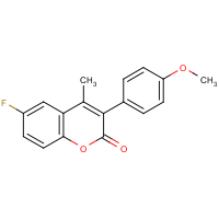 CAS:527751-33-3 | PC6518 | 6-Fluoro-3-(4-methoxyphenyl)-4-methylcoumarin