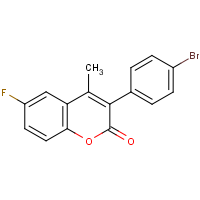 CAS:527751-41-3 | PC6529 | 3-(4-Bromophenyl)-6-fluoro-4-methylcoumarin