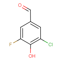 CAS:870704-13-5 | PC6621 | 3-Chloro-5-fluoro-4-hydroxybenzaldehyde