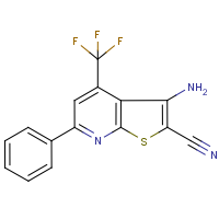 CAS: 104960-55-6 | PC6704 | 3-Amino-6-phenyl-4-(trifluoromethyl)thieno[2,3-b]pyridine-2-carbonitrile