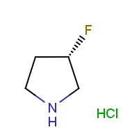 CAS: 136725-53-6 | PC6738 | (3S)-(+)-3-Fluoropyrrolidine hydrochloride