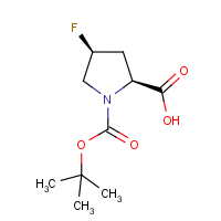 CAS: 203866-13-1 | PC6794 | (2S,4S)-4-Fluoropyrrolidine-2-carboxylic acid, N-BOC protected