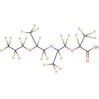 CAS: 65294-16-8 | PC6851 | Perfluoro-2,5,8-trimethyl-3,6,9-trioxadodecanoic acid