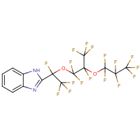CAS:76145-90-9 | PC6892 | 2-[Perfluoro(5-methyl-3,6-dioxanonan-2-yl)]-1H-benzimidazole