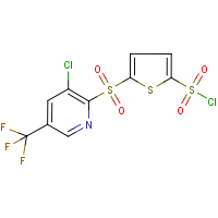 CAS: 175203-00-6 | PC6954 | 5-[3-Chloro-5-(trifluoromethyl)pyridin-2-ylsulphonyl]thiophene-2-sulphonyl chloride