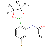 CAS: 1150271-67-2 | PC6998 | 2-Acetamido-4-fluorobenzeneboronic acid, pinacol ester