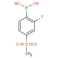 CAS:957060-85-4 | PC7122 | 2-Fluoro-4-(methylsulphonyl)benzeneboronic acid