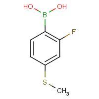 CAS: 957060-84-3 | PC7124 | 2-Fluoro-4-(methylsulphanyl)benzeneboronic acid