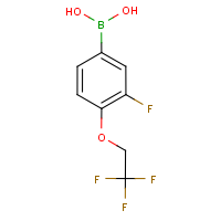 CAS:947533-09-7 | PC7134 | 3-Fluoro-4-(2,2,2-trifluoroethoxy)benzeneboronic acid