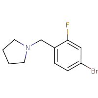 CAS: 283173-83-1 | PC7159 | 1-(4-Bromo-2-fluorobenzyl)pyrrolidine