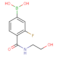 CAS:874289-21-1 | PC7183 | 3-Fluoro-4-[(2-hydroxyethyl)carbamoyl]benzeneboronic acid