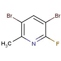 CAS:632628-07-0 | PC7208 | 3,5-Dibromo-2-fluoro-6-methylpyridine