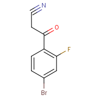 CAS: 267880-92-2 | PC7211 | 3-(4-Bromo-2-fluorophenyl)-3-oxopropanenitrile
