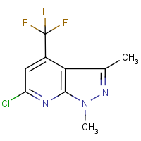 CAS:952183-47-0 | PC7212 | 6-Chloro-1,3-dimethyl-4-(trifluoromethyl)-1H-pyrazolo[3,4-b]pyridine