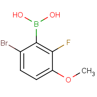 CAS: 871126-17-9 | PC7266 | 6-Bromo-2-fluoro-3-methoxybenzeneboronic acid