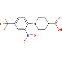 CAS: 325702-10-1 | PC7332 | 1-[2-Nitro-4-(trifluoromethyl)phenyl]piperidine-4-carboxylic acid