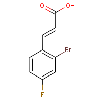 CAS: 289038-17-1 | PC7391 | 2-Bromo-4-fluorocinnamic acid