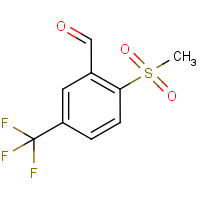 CAS:942474-52-4 | PC7444 | 2-(Methylsulphonyl)-5-(trifluoromethyl)benzaldehyde